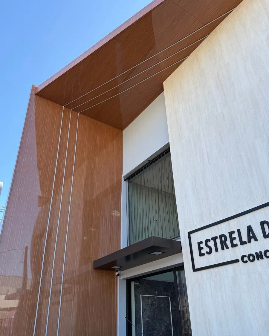 Fachada em ACM com letra caixa da Estrela do Vale, por D'Caris